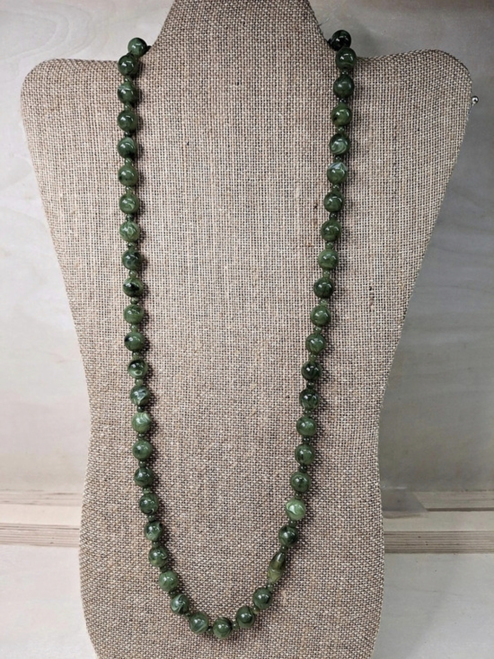 Green Beaded Necklace
